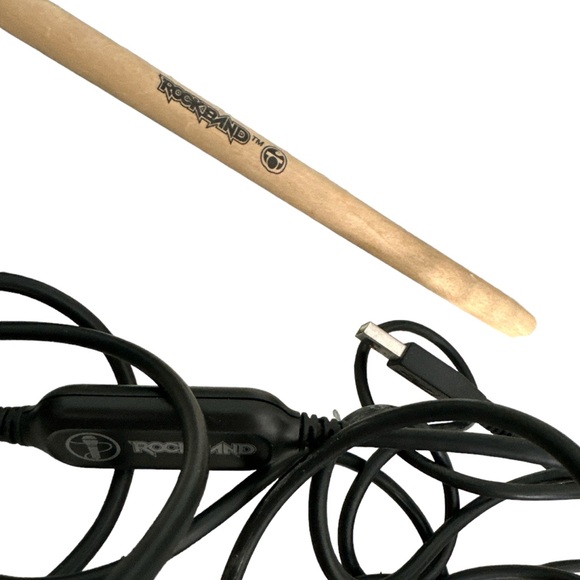 Rock Band Logitech Microphone (model: E-UR20) & 1 Drum Stick (Xbox 360/PS2) - Picture 2 of 3